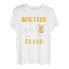 Berge Und Bier Darum Bin Ich Hier Outdoor Wandern Klettern T-Shirt