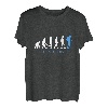 Wanderer Evolution Wandern Wanderlust Bergsteigen Geschenk T-Shirt