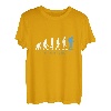 Wanderer Evolution Wandern Wanderlust Bergsteigen Geschenk T-Shirt