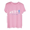 Wanderer Evolution Wandern Wanderlust Bergsteigen Geschenk T-Shirt