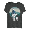 Vatertags Vater Sohn Wandern Bergsteiger Partner T-Shirt
