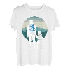 Vatertags Vater Sohn Wandern Bergsteiger Partner T-Shirt