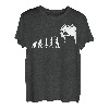 Klettern Bouldern Evolution Bergsteigen T-Shirt