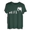Klettern Bouldern Evolution Bergsteigen T-Shirt