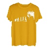 Klettern Bouldern Evolution Bergsteigen T-Shirt