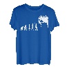 Klettern Bouldern Evolution Bergsteigen T-Shirt