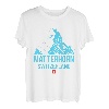 Matterhorn Wanderer Bergfan klettern Hiking Bergsteiger T-Shirt