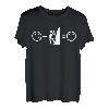 Klettern macht mich glücklich Bergsteiger T-Shirt