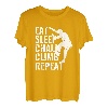 Eat Sleep Chalk Climb Repeat Seilkletterer Bouldern T-Shirt