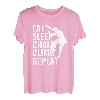 Eat Sleep Chalk Climb Repeat Seilkletterer Bouldern T-Shirt