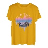 Sonnenuntergang Berg im Freien T-Shirt