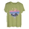 Sonnenuntergang Berg im Freien T-Shirt