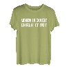 When In Doubt Chalk It Out Kletterer Sportklettern T-Shirt