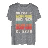 No Chalk No Send Kletterer Sportklettern Bouldern T-Shirt