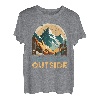 Naturburschen Still plays outside Bergsteiger lustig Berge T-Shirt