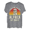 Alpaca my Bags Bergsteiger lustig Wandern Wanderer T-Shirt