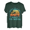 Born To Climb Forced To Work Bouldern Klettern Kletterer T-Shirt