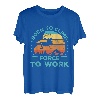 Born To Climb Forced To Work Bouldern Klettern Kletterer T-Shirt