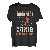 Herren Der König Möchte Tourenski Gehen Skitour Wandern Berge T-Shirt