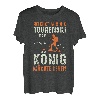 Herren Der König Möchte Tourenski Gehen Skitour Wandern Berge T-Shirt