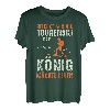 Herren Der König Möchte Tourenski Gehen Skitour Wandern Berge T-Shirt