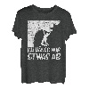 Kletter Spruch hänge nur etwas ab Boulder T-Shirt