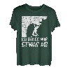 Kletter Spruch hänge nur etwas ab Boulder T-Shirt