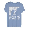 Kletter Spruch hänge nur etwas ab Boulder T-Shirt