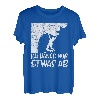 Kletter Spruch hänge nur etwas ab Boulder T-Shirt