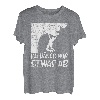 Kletter Spruch hänge nur etwas ab Boulder T-Shirt