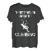 Kletterer Bergsteiger Lustiger Spruch Kletterwand T-Shirt