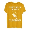Kletterer Bergsteiger Lustiger Spruch Kletterwand T-Shirt