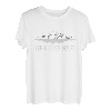 Der Ruf der Berge Spruch Tonspur Sound Bergsteiger Musiker T-Shirt