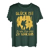 Glück Ist Durch Die Welt Zu Wandern Bergwandern Wanderer T-Shirt