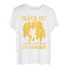 Glück Ist Durch Die Welt Zu Wandern Bergwandern Wanderer T-Shirt