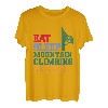 Eat Sleep Mountain Climbing Repeat Bouldern Kletterer T-Shirt