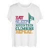 Eat Sleep Mountain Climbing Repeat Bouldern Kletterer T-Shirt