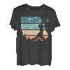 Freeclimbing Felsklettern Berge Bergsteiger Retro Klettern T-Shirt