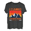 Bergsteiger Longs Peak Berge Wanderer Mountaineer T-Shirt