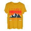 Bergsteiger Longs Peak Berge Wanderer Mountaineer T-Shirt
