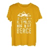 Ich Muss Gar Nix Ich Muss Nur in die Berge Bergurlaub Urlaub T-Shirt