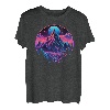Matterhorn Zermatt Schweiz Alpen Dystopie T-Shirt