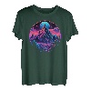 Matterhorn Zermatt Schweiz Alpen Dystopie T-Shirt