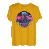 Matterhorn Zermatt Schweiz Alpen Dystopie T-Shirt