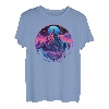 Matterhorn Zermatt Schweiz Alpen Dystopie T-Shirt