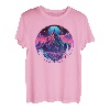 Matterhorn Zermatt Schweiz Alpen Dystopie T-Shirt