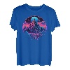 Matterhorn Zermatt Schweiz Alpen Dystopie T-Shirt