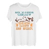 Wanderer Bierfan Oben gibt es Bier Bergfan Berge Wandern T-Shirt