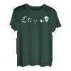 Heartbeat Berge Bier Wandern Geschenk T-Shirt