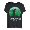 I love peeing outside Naturburschen Bergsteiger Wanderer T-Shirt